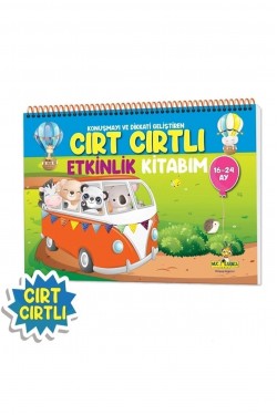 Cırt Cırtlı Etkinlik Kitabım: 16-24 Ay Mucit Karınca