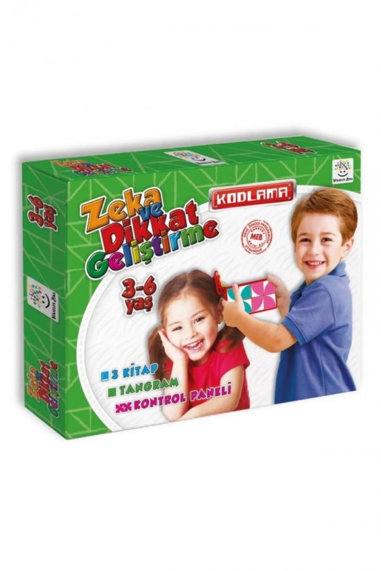 Kodlama Zeka Ve Dikkat Geliştirme Seti (3-6 Yaş)