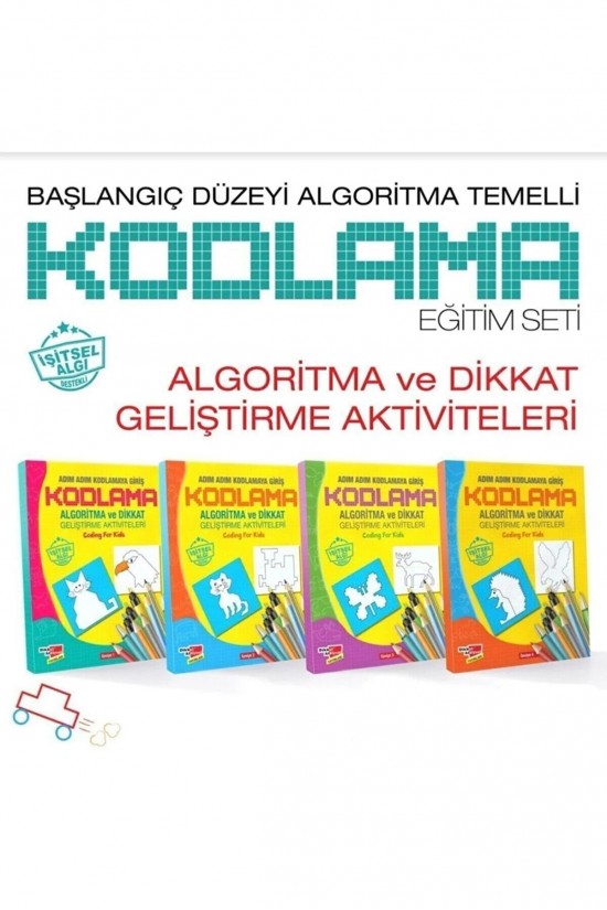 Algoritma Temelli Adım Adım Kodlama 4'lü Kitap Seti