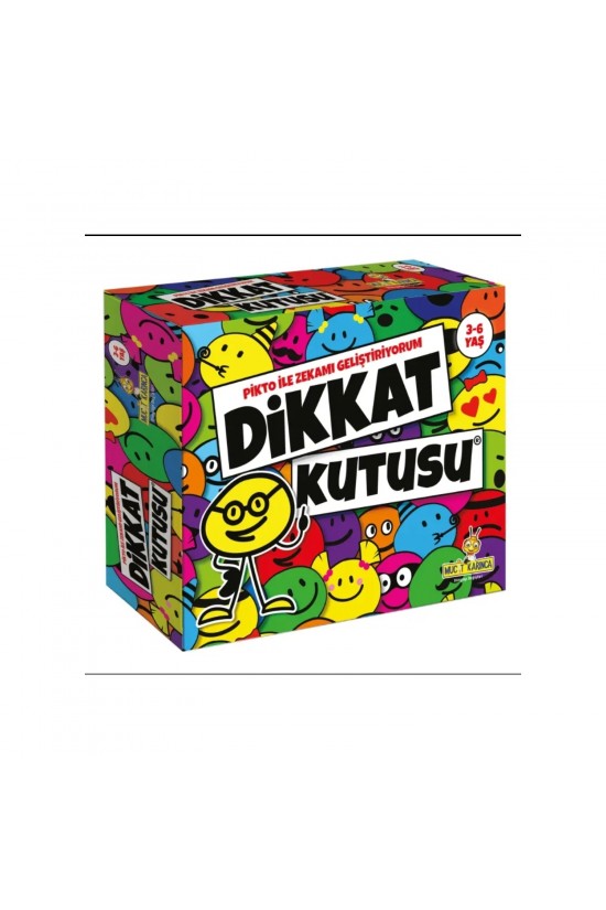 Dikkat Kutusu - 3-6 Yaş - Pikto Ile Zekamı Geliştiriyorum