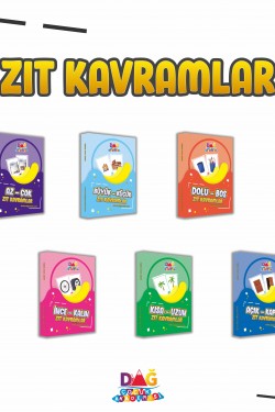 Zıt Kavramlar Seti 6 Kutu