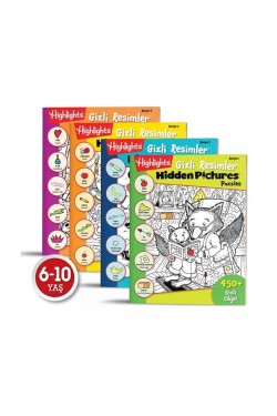 Hidden Pictures Gizli Resimler 4'lü Set (6-10 Yaş)